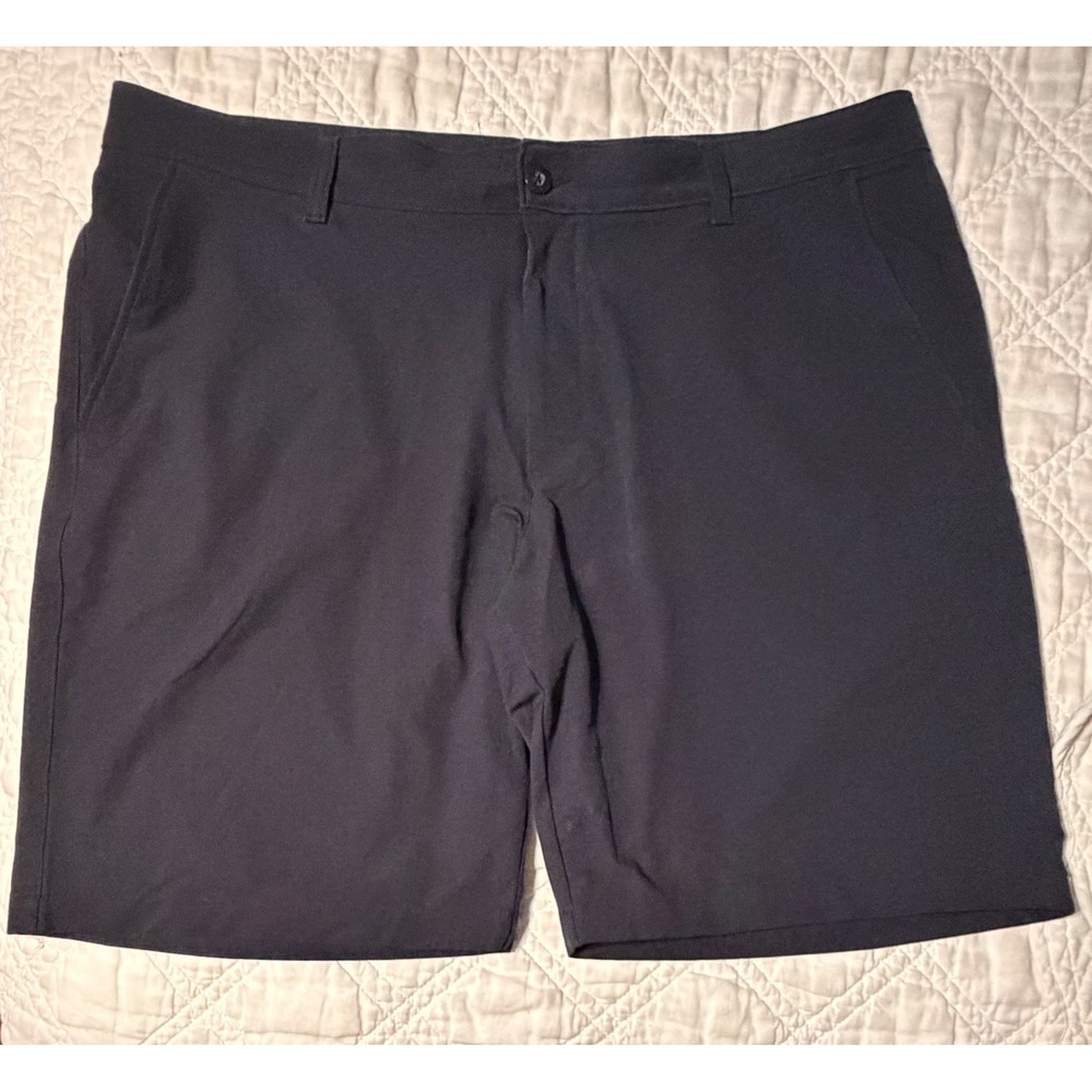 Under Armour Tech Shorts Mens 42 Black Golf Athletic Performance 1350071